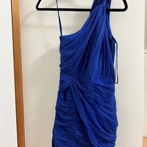 Armani Exchange One Shoulder Dress
